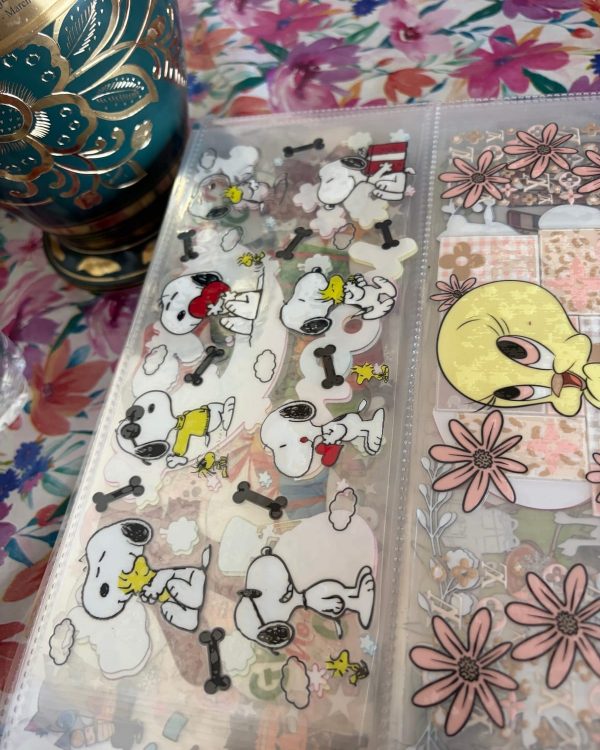 Cup Wrap Sticker Sheet — Snoopy & Tweety
