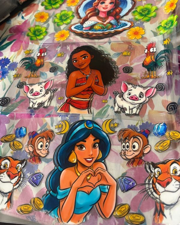 Cup Wrap Sticker Sheet — Disney Princesses
